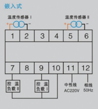 W2K-2P(TH)温度控制器接线图